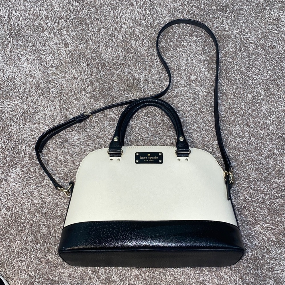 Kate Spade Creme & Black Purse